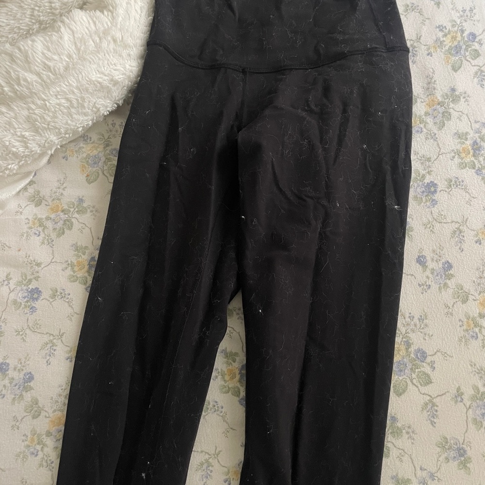 Women's Black High-Waisted Lululemon Leggings